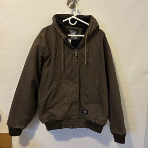 Walls Blizzard Pruf Ultra barn Insulated Work Chore Jacket Brown - Men’s Size XX